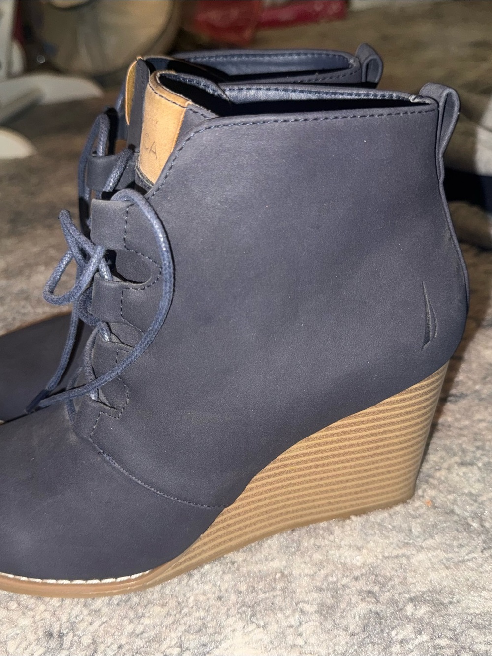 Nautica wedge bootie